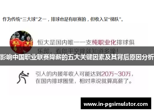 影响中国职业联赛降薪的五大关键因素及其背后原因分析