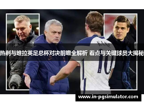 热刺与维拉英足总杯对决前瞻全解析 看点与关键球员大揭秘